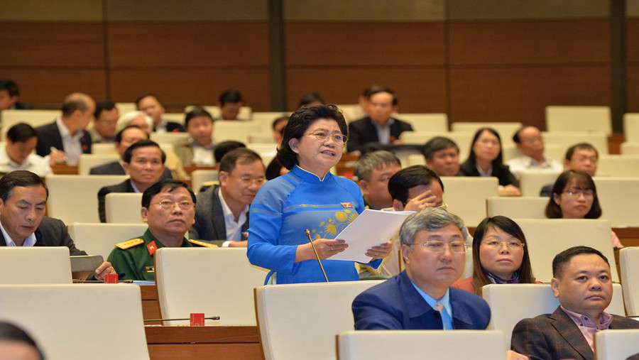 Đại biểu Quốc hội Hoàng Thị Hoa (Bắc Giang) Đại biểu Quốc hội Hoàng Thị Hoa (Bắc Giang)