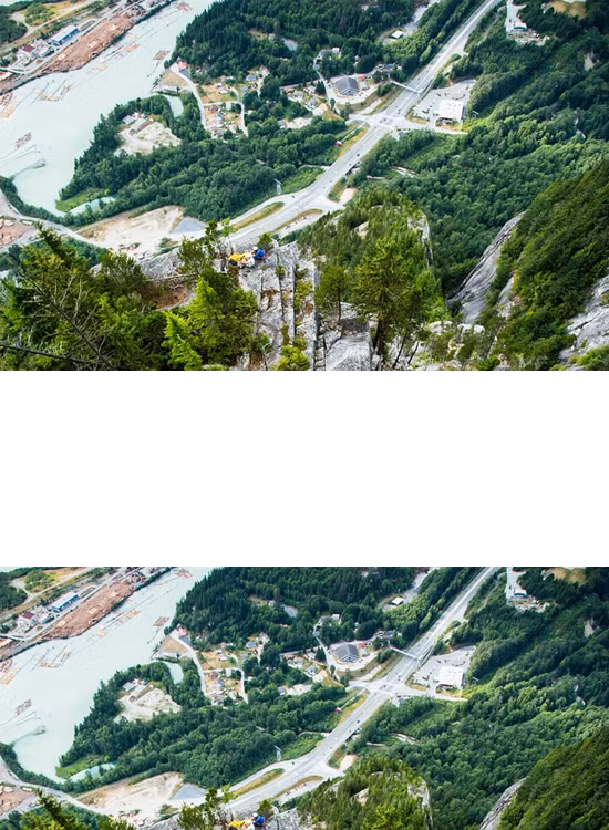 "Ban đầu, David muốn một đám cưới hoành tráng, nhưng chúng tôi nhận ra điều đó rất tốn kém và áp lực. Đám cưới leo núi hợp với chúng tôi hơn nhiều", cô dâu Jamie chia sẻ. Những cung đường dốc khiến người xem đứng tim được ghi lại trong bộ ảnh cưới, khiến các cặp đôi khác vừa ngưỡng mộ, vừa ghen tị. 7 bức ảnh cưới đáng sợ nhất thế giới năm 2014