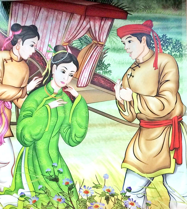 Hình ảnh Lục Vân Tiên do họa sĩ Hữu Hiếu thực hiện. Ảnh minh họa: INT Hình ảnh Lục Vân Tiên do họa sĩ Hữu Hiếu thực hiện. Ảnh minh họa: INT