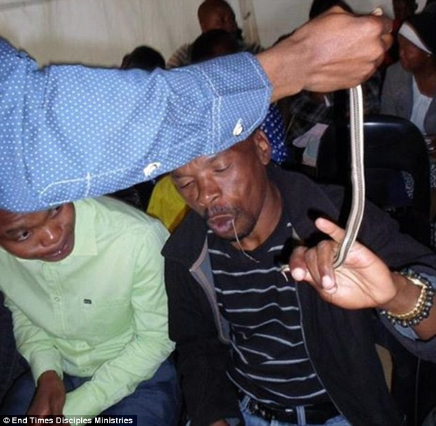 Kinh hoàng: Nuốt rắn chứng tỏ lòng tin ảnh 3 Kinh hoàng: Nuốt rắn chứng tỏ lòng tin ảnh 3