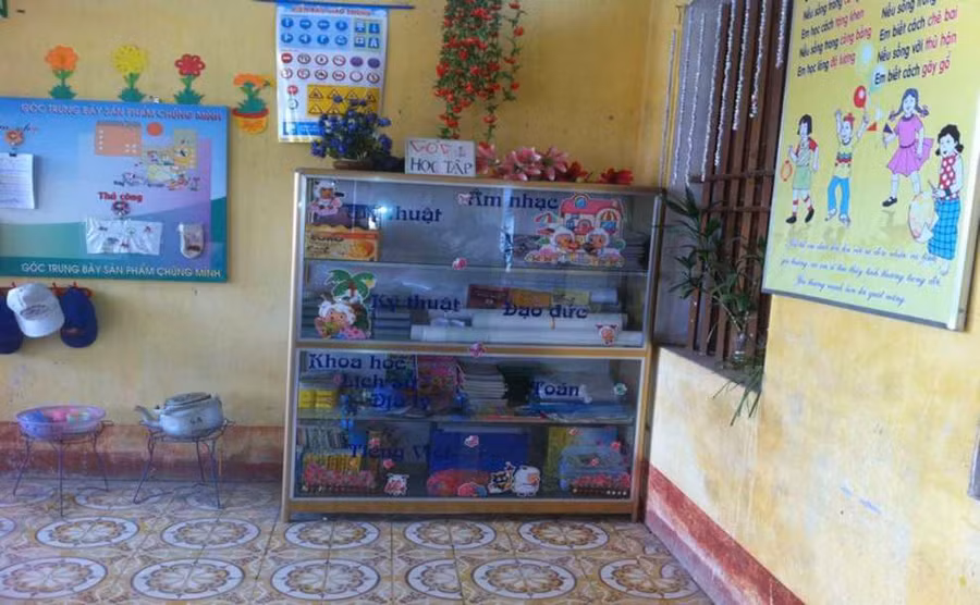 Góc học tập của lớp 5B Trường tiểu học Minh Thuận B