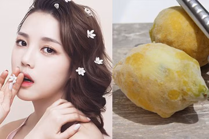 Đông lạnh chanh để đóng băng nét tươi trẻ, bí quyết làm đẹp rẻ tiền không phải ai cũng rõ