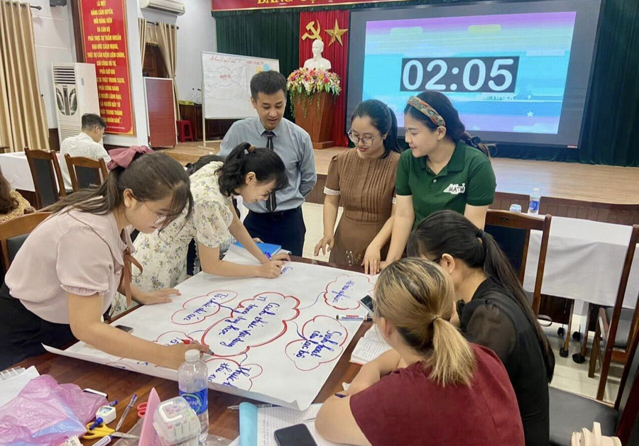 Giáo viên tham gia các chuyên đề bồi dưỡng chuyên môn do Phòng GD&ĐT quận Thanh Khê (TP Đà Nẵng) tổ chức. Ảnh: TG Giáo viên tham gia các chuyên đề bồi dưỡng chuyên môn do Phòng GD&ĐT quận Thanh Khê (TP Đà Nẵng) tổ chức. Ảnh: TG