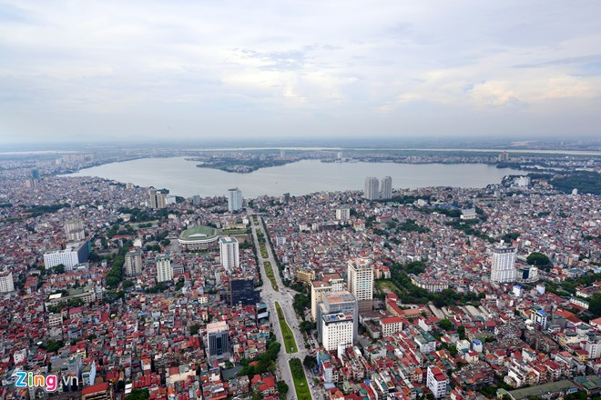 Hà Nội hiện đại nhìn từ trên cao