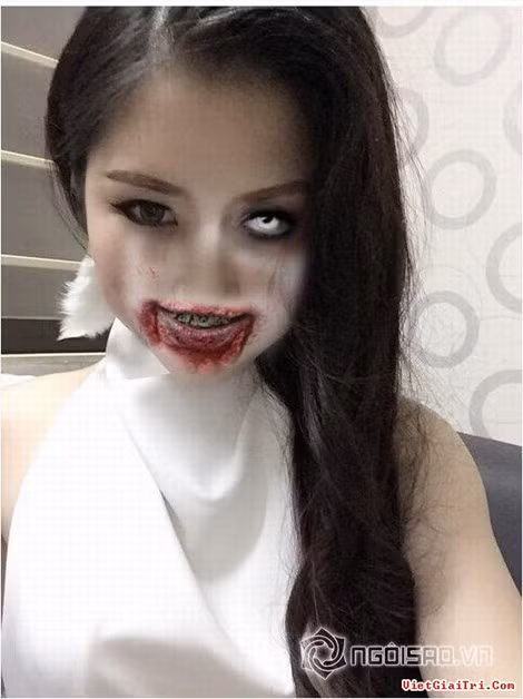 Sao Việt hóa trang đầy ma mị trong lễ hội Halloween 2015