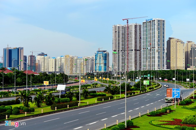 Hà Nội hiện đại nhìn từ trên cao