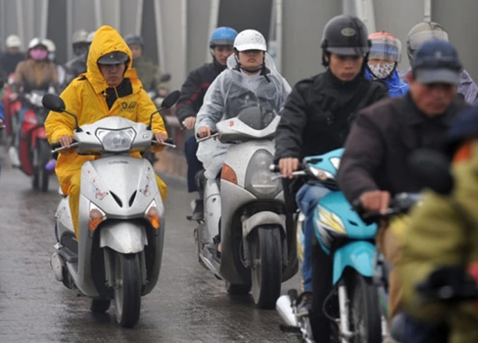 Bắc Bộ trời lanh, có mưa rào và dông rải rác. Ảnh minh họa: Dân Việt