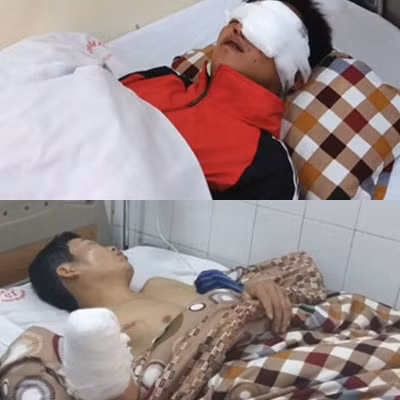Khoi to 2 doi tuong dot phao trai phep dip Tet nguyen dan Dinh Dau - Anh 2