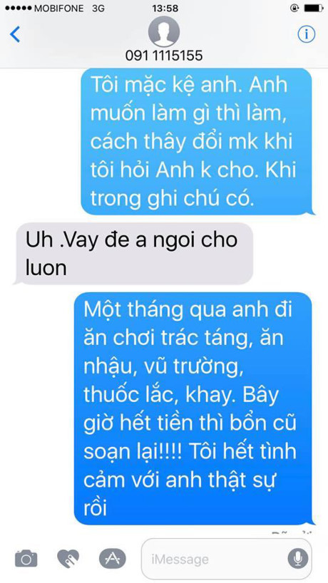 Bảo Duy đập phá tài sản, dọa đốt nhà ép Phi Thanh Vân trả con trai - Ảnh 4 Bao Duy dap pha tai san, doa dot nha ep Phi Thanh Van tra con trai - Anh 4