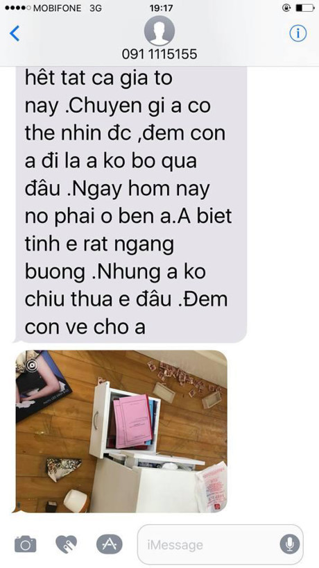 Bảo Duy đập phá tài sản, dọa đốt nhà ép Phi Thanh Vân trả con trai - Ảnh 11 Bao Duy dap pha tai san, doa dot nha ep Phi Thanh Van tra con trai - Anh 11