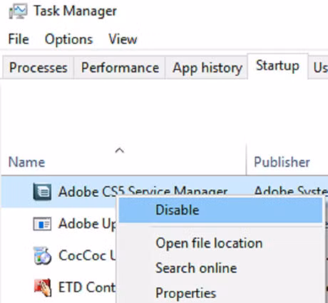 Huong dan tat cac chuong trinh khoi dong cung Windows 10 - Anh 1