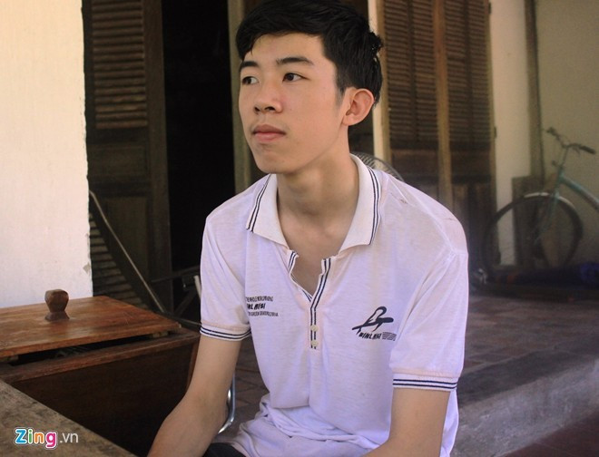 Nam sinh Nguyễn Đức Ngà. Ảnh: Phạm Hòa. Bộ trưởng Công an chỉ đạo xác minh vụ nam sinh 29 điểm