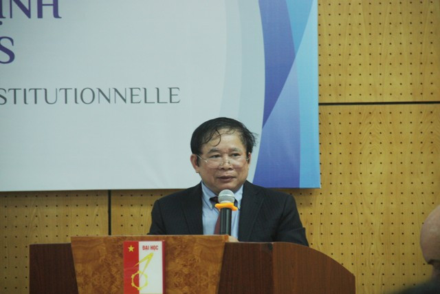 Thứ trưởng Bộ GD&ĐT Bùi Văn Ga phát biểu tại buổi lễ.