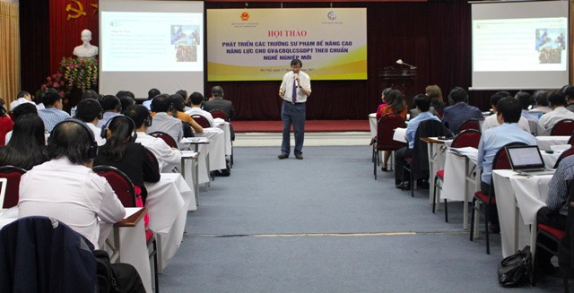 Hội thảo tập huấn “Phát triển các trường sư phạm để nâng cao năng lực cho giáo viên và CBQL cơ sở giáo dục phổ thông theo chuẩn nghề nghiệp mới”