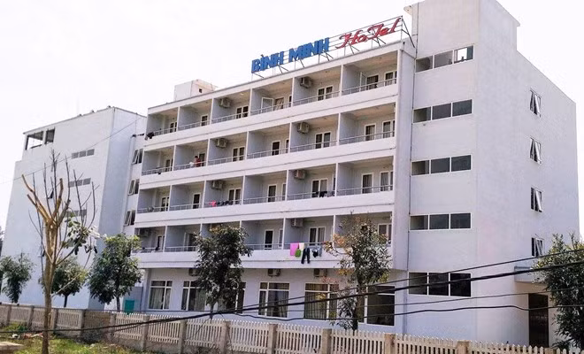 Khách sạn Bình Minh - nơi xảy ra vụ việc. Ảnh: Quỳnh An.