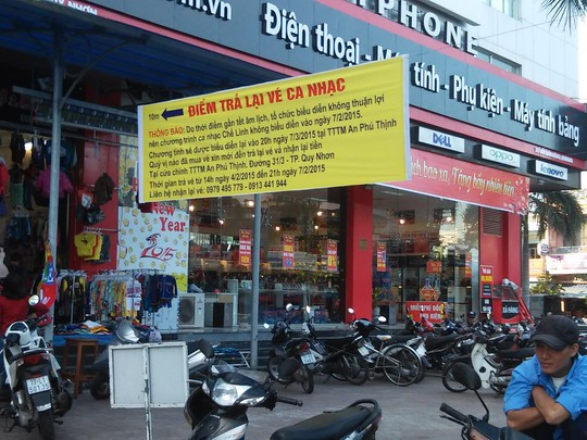Đêm diễn của Chế Linh bị hủy ảnh 1 Thông báo về việc hủy buổi biểu diễn của danh ca hải ngoại Chế Linh