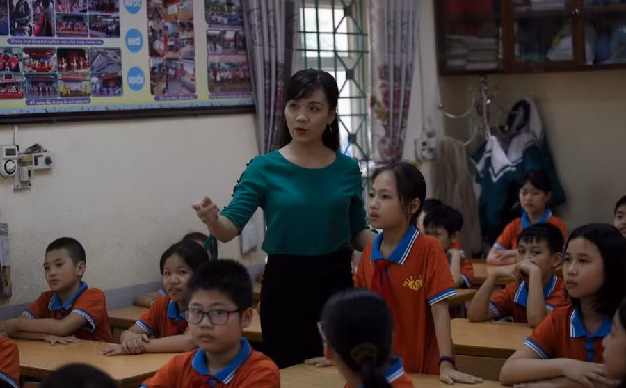 Chương trình GDPT 2018 bước sang năm thứ 4 với những đổi mới về phương pháp, hình thức tổ chức dạy học. Ảnh: Thế Đại