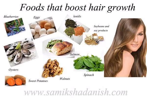 mot so thuc pham giup toc moc nhanh va ong a hon