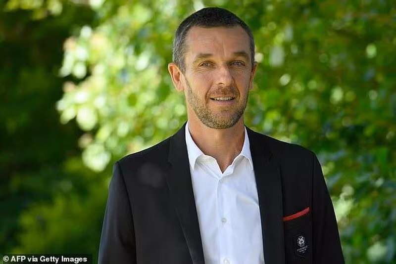 Chủ tịch Holveck của Rennes. ẢNH: GETTY.