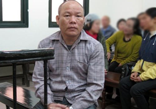 Bị cáo Thắng tại phiên tòa sơ thẩm ngày 26/3. thang1-2183-1444120910.jpg