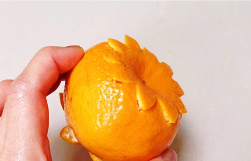Cách tỉa quả cam đơn giản mà đẹp mắt - 4