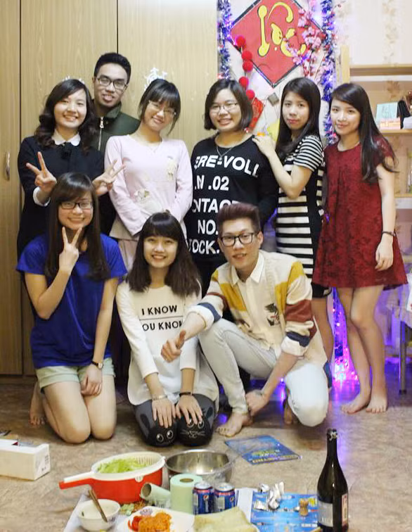 Du học sinh Việt đón Tết bên gia đình thứ hai