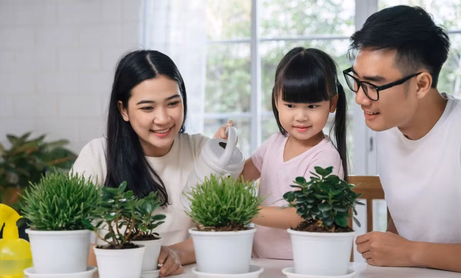 Cha mẹ nên có cách nuôi dạy, chăm sóc phù hợp với mỗi lứa tuổi của trẻ. Ảnh minh hoạ.