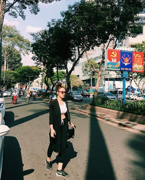 Hà Tăng, Hà Hồ, Kỳ Duyên tập gym cũng khiến người nhìn... bỏng mắt ảnh 11 ha tang, ha ho, ky duyen sexy bong mat o phong tap - 11