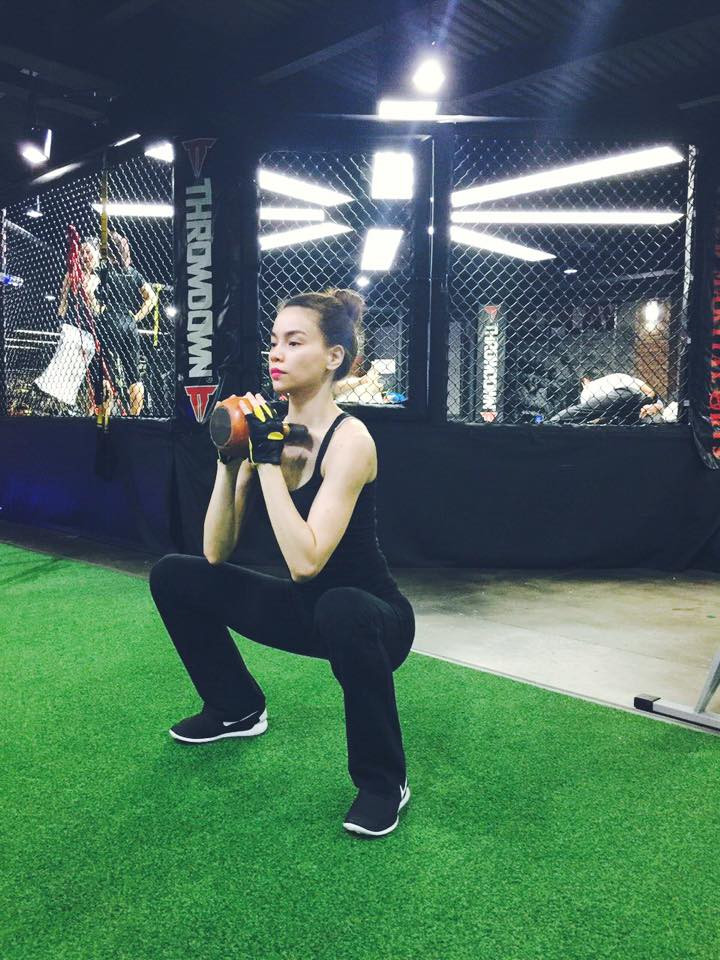 Hà Tăng, Hà Hồ, Kỳ Duyên tập gym cũng khiến người nhìn... bỏng mắt ảnh 5 ha tang, ha ho, ky duyen sexy bong mat o phong tap - 5