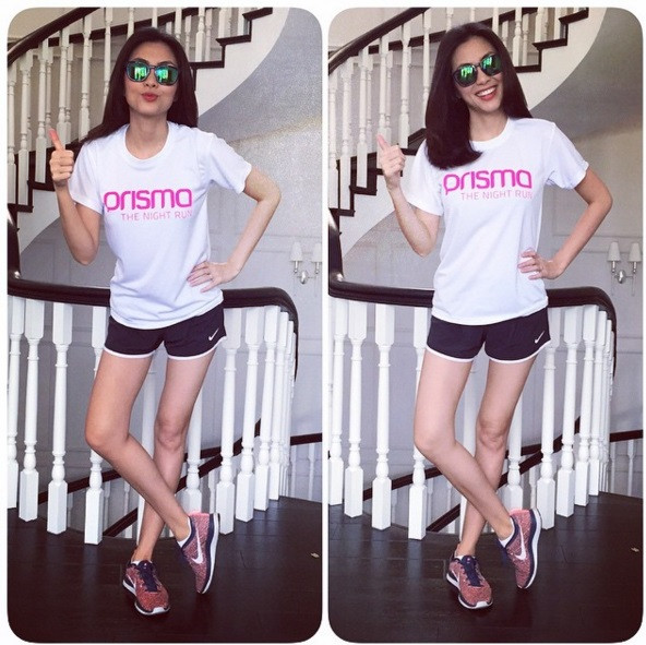 Hà Tăng, Hà Hồ, Kỳ Duyên tập gym cũng khiến người nhìn... bỏng mắt ảnh 1 ha tang, ha ho, ky duyen sexy bong mat o phong tap - 1