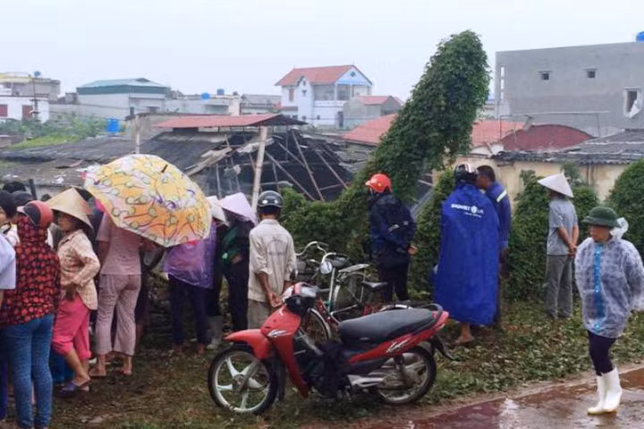 Hiện trường vụ nổ khiến nhiều 2 người tử vong. Ảnh: Đ.V.