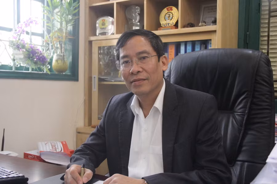 TS Vũ Minh Đức – Chủ tịch Công đoàn GD Việt Nam. Ảnh: T.G