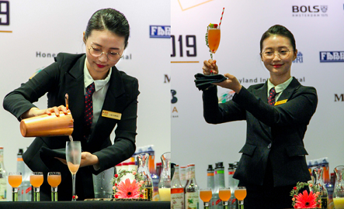 Yuwan pha chế món SG200.