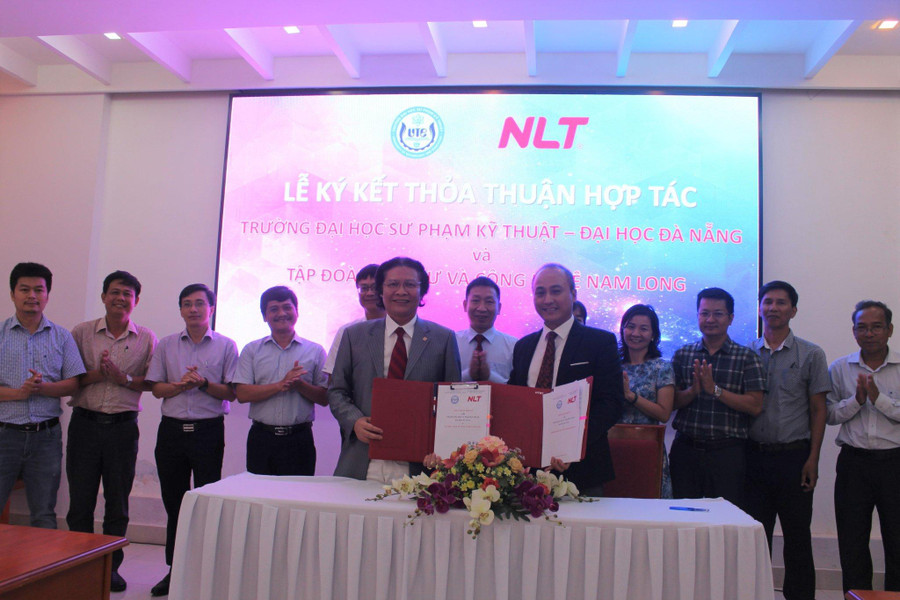 Trường ĐH Sư phạm Kỹ thuật, ĐH Đà Nẵng ký kết hợp tác với Tập đoàn Đầu tư Công nghệ Nam Long trong đào tạo - tuyển dụng, nghiên cứu khoa học - chuyển giao công nghệ... Trường ĐH Sư phạm Kỹ thuật, ĐH Đà Nẵng ký kết hợp tác với Tập đoàn Đầu tư Công nghệ Nam Long trong đào tạo - tuyển dụng, nghiên cứu khoa học - chuyển giao công nghệ...
