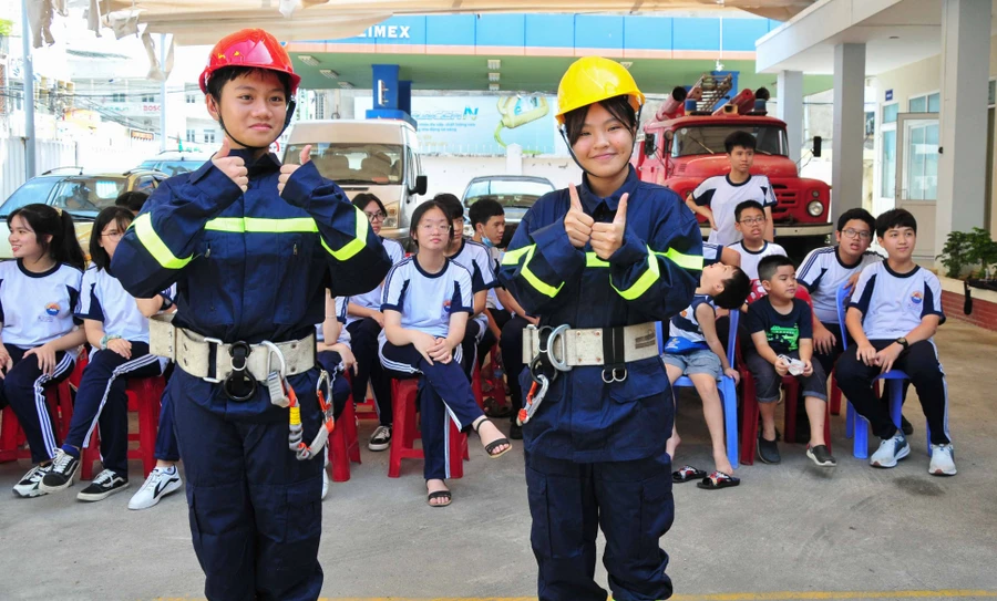 Hoạt động trải nghiệm phải góp phần giúp học sinh hình thành năng lực, giá trị sống. Ảnh: ITN