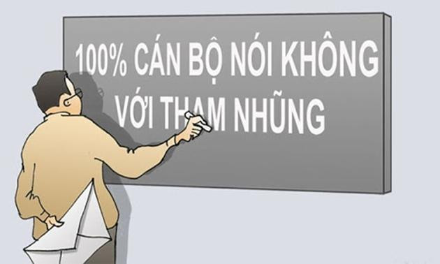 Tăng cường phòng, chống tham nhũng. Minh họa trên Báo Thanh tra.