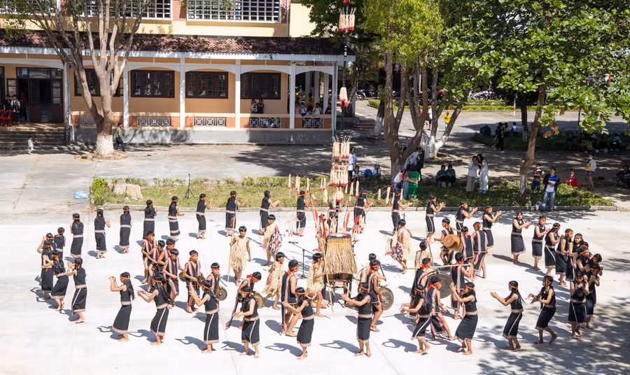 Hội diễn Cồng chiêng - Xoang học sinh trường phổ thông dân tộc nội trú - bán trú tỉnh Kon Tum, năm học 2022 - 2023.