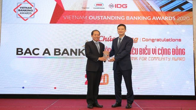 BAC A BANK được vinh danh là Ngân hàng tiêu biểu vì cộng đồng