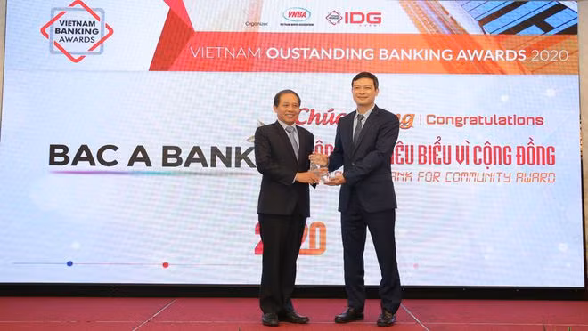 BAC A BANK được vinh danh là Ngân hàng tiêu biểu vì cộng đồng