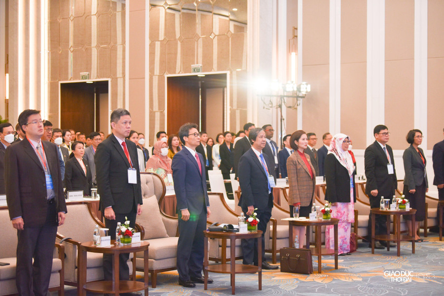 Các đại biểu dự khai mạc Hội nghị Bộ trưởng Giáo dục ASEAN lần thứ 12.