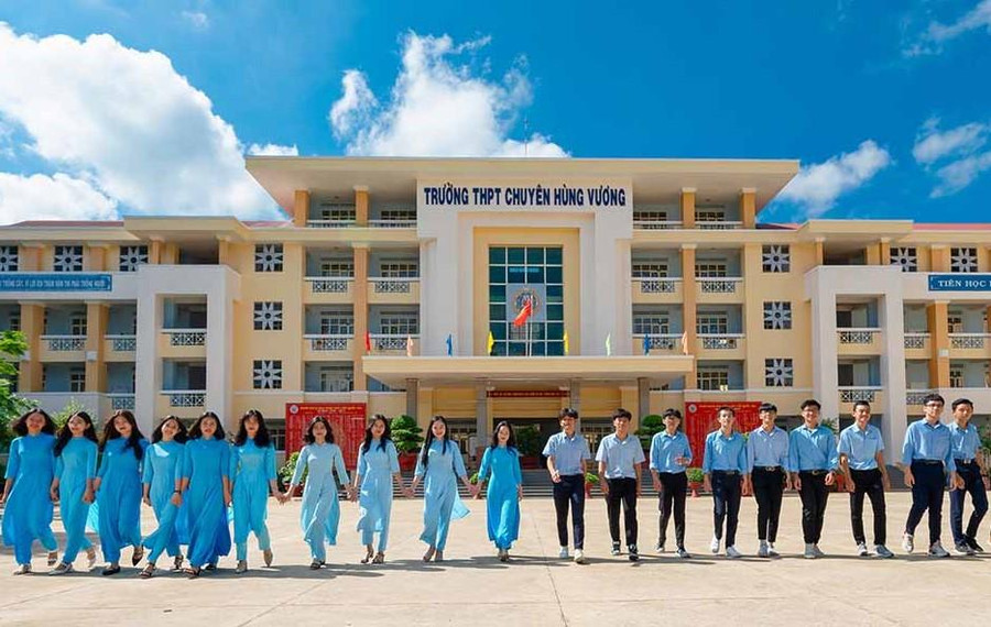 Trường THPT chuyên Hùng Vương, Gia Lai. Ảnh: ITN. Trường THPT chuyên Hùng Vương, Gia Lai. Ảnh: ITN.