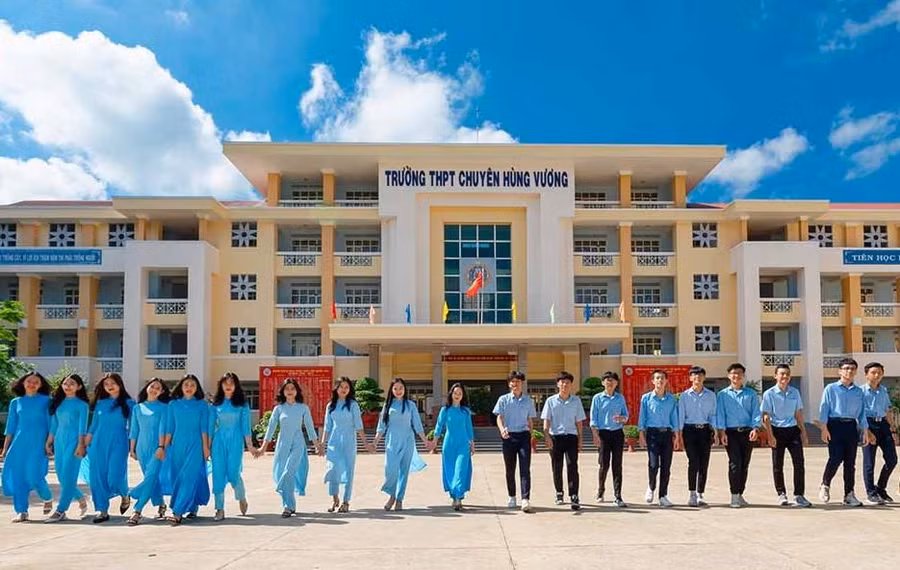Trường THPT chuyên Hùng Vương, Gia Lai. Ảnh: ITN.