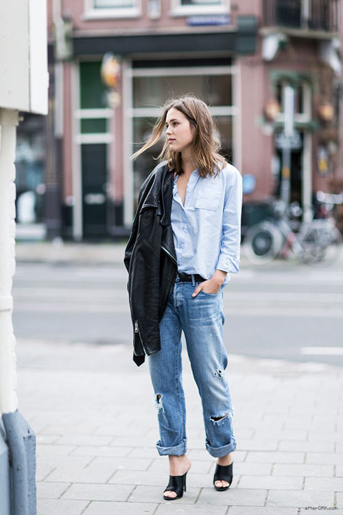 10 cách biến tấu sành điệu cùng quần baggy jean