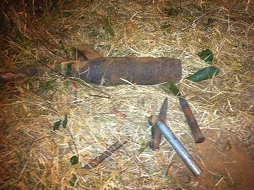 Tử vong trên rẫy vì nhặt được đầu đạn phát nổ