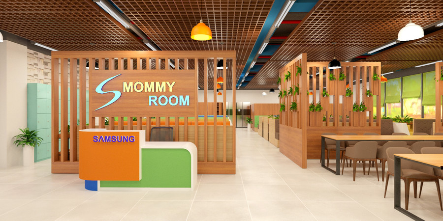 Với diện tích từ 100m2 – 200m2, các khu tiện ích “Mommy room” được thiết kế đầy đủ các khu vực vắt, trữa sữa, khu vực ăn uống, khu vực nghỉ ngơi với các kệ sách báo cung cấp các thông tin hữu ích dành cho giai đoạn thai kỳ và nuôi con nhỏ. Với diện tích từ 100m2 – 200m2, các khu tiện ích “Mommy room” được thiết kế đầy đủ các khu vực vắt, trữa sữa, khu vực ăn uống, khu vực nghỉ ngơi với các kệ sách báo cung cấp các thông tin hữu ích dành cho giai đoạn thai kỳ và nuôi con nhỏ.