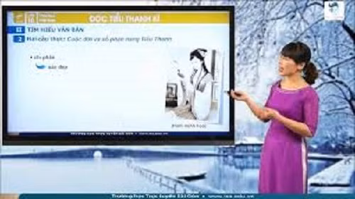 Một giờ giảng văn tác phẩm “Độc Tiểu thanh kí”.