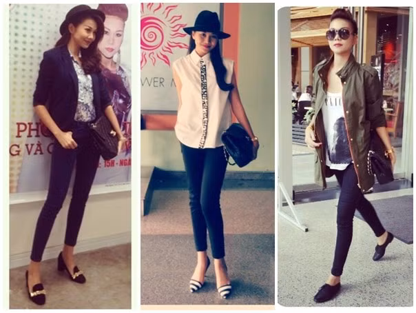 Tại các sự kiện, siêu mẫu nổi bật với hình tượng sang trọng, quyến rũ. Song ở đời thường, cô lại hướng đến trào lưu tối giản, mạnh mẽ và có thiên hướng nghiêng về phong cách menswear. Đặc biệt, trong năm 2014, gu thời trang street style của cựu giám khảo Vietnam’s Next Top Model cũng để lại nhiều dấn ấn với hình tượng cá tính, năng động và hiện đại. 10 mỹ nhân Việt là biểu tượng thời trang nổi bật năm 2014