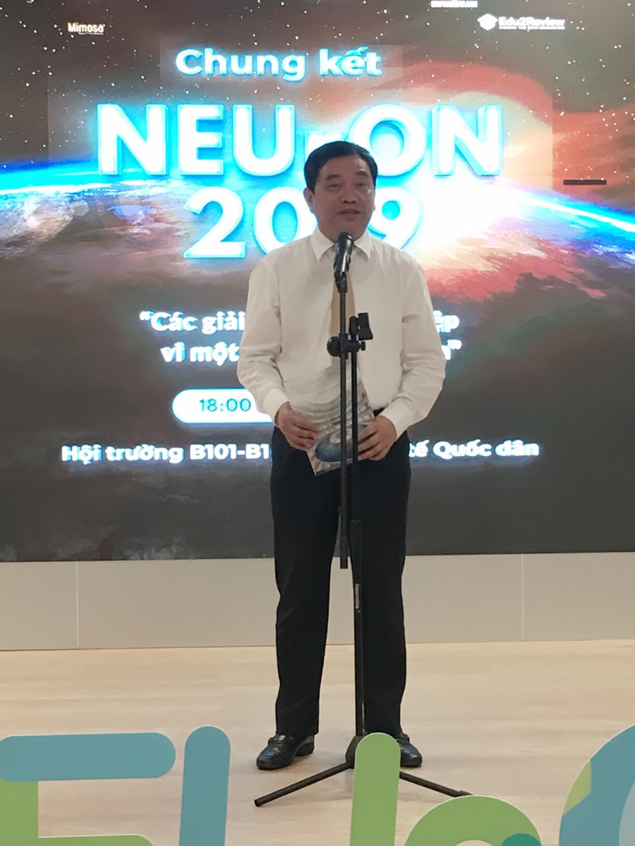 GS.TS Trần Thọ Đạt, nguyên Hiệu trưởng trường ĐH Kinh tế Quốc dân phát biểu tại cuộc thi. GS.TS Trần Thọ Đạt, nguyên Hiệu trưởng trường ĐH Kinh tế Quốc dân phát biểu tại cuộc thi.
