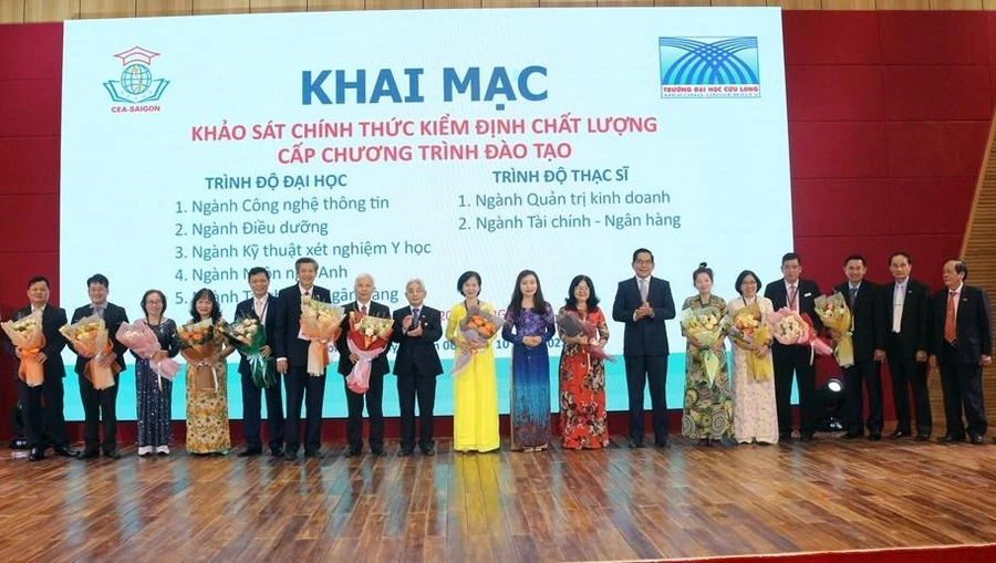 Khai mạc khảo sát chính thức kiểm định chất lượng tại Trường ĐH Cửu Long.