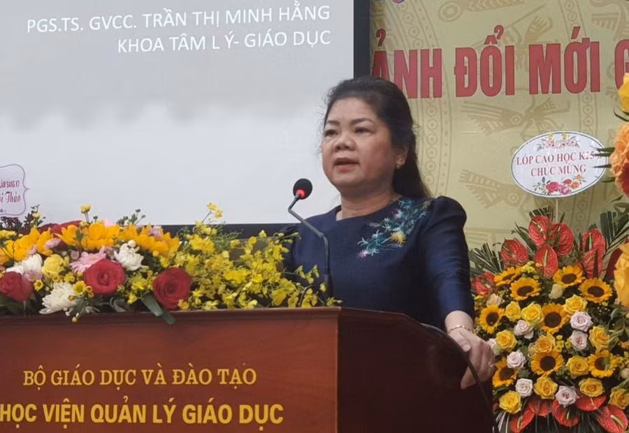 PGS.TS Trần Thị Minh Hằng.
